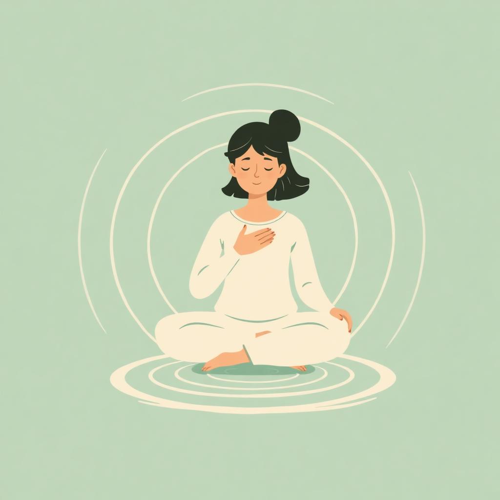 Calming illustration representing Panic Attacks, a condition treated by Dr. Simran Doria at MindNest Neuropsychiatry Clinic